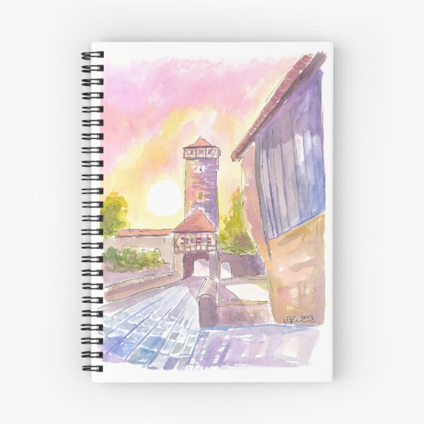 Item preview, Röder Gate Rothenburg ob der Tauber at Sunset designed and sold by artshop77.