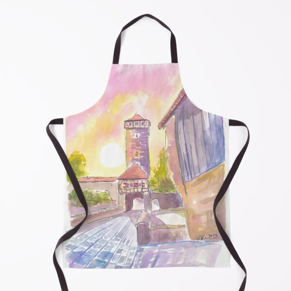 Item preview, Röder Gate Rothenburg ob der Tauber at Sunset designed and sold by artshop77.