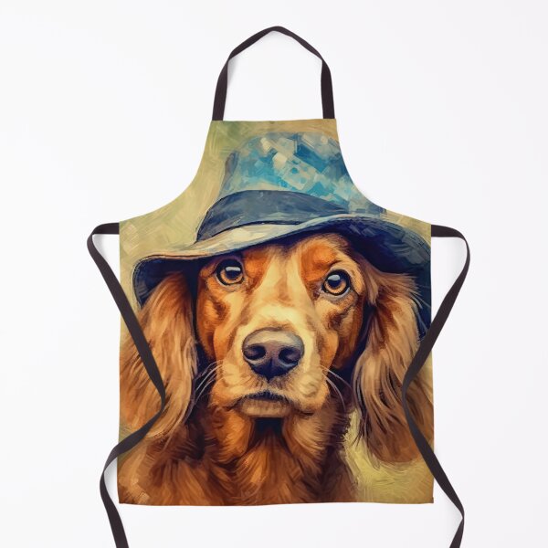 Artikelvorschau, niedlicher Cocker Spaniel Hund mit blauem Hut entworfen und verkauft von WallyPink.
