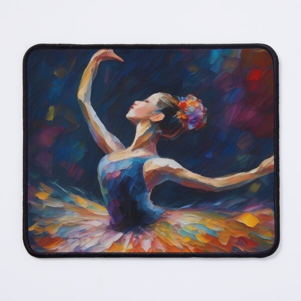 Item preview, ballerina dancing colorful oil paint designed and sold by Pride-Casuals.