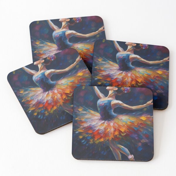 Item preview, ballerina dancing colorful oil paint designed and sold by Pride-Casuals.