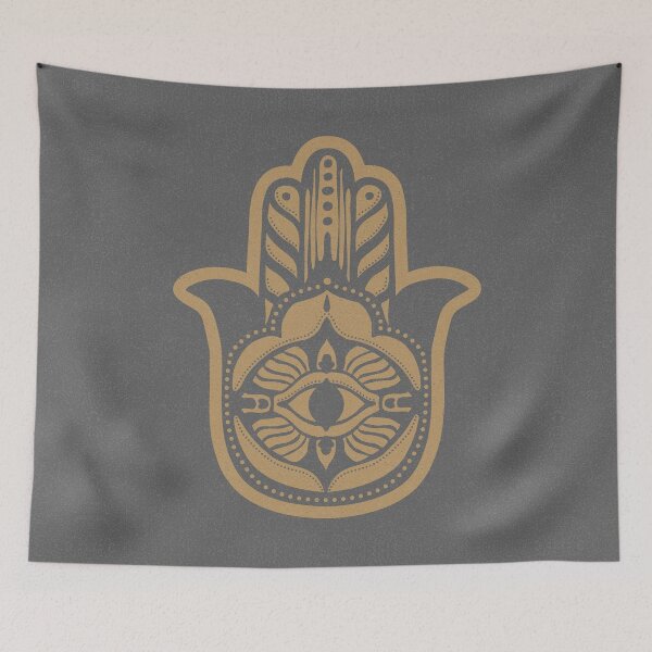 Item preview, Hamsa Lava - Slate + Fawn designed and sold by Irene Estelle.