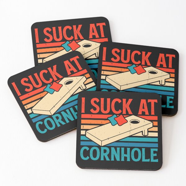 Item preview, I Suck At Cornhole - Baggo Player Team Bean Bag Toss Game - Funny Cornhole Vintage designed and sold by naworas.