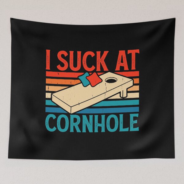 Item preview, I Suck At Cornhole - Baggo Player Team Bean Bag Toss Game - Funny Cornhole Vintage designed and sold by naworas.