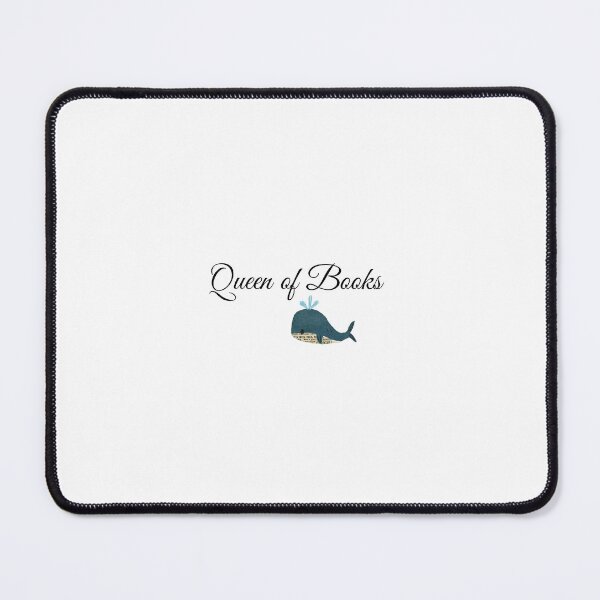 Item preview, Queen of books whale designed and sold by FromAvaWithLove.