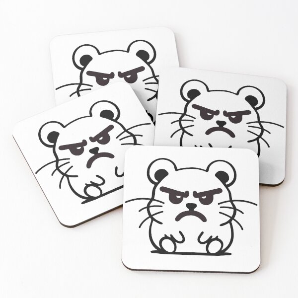 Item preview, Sassy Grumpy Hamster: Embracing the Grouchiness designed and sold by Pawsitive2Print.