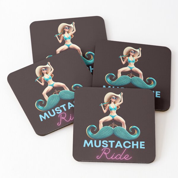 Item preview, Mustache ride - I love - funny quote designed and sold by Superdealkoeln.