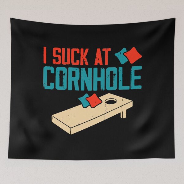 Item preview, I Suck At Cornhole - Baggo Player Team Bean Bag Toss Game - Funny Cornhole Vintage designed and sold by naworas.