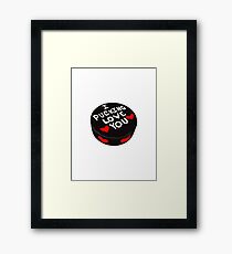 Pucking Love You Framed Print
