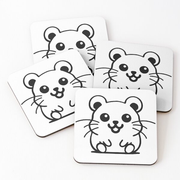 Item preview, Cheerful Hamster: Spreading Joy with a Smile designed and sold by Pawsitive2Print.