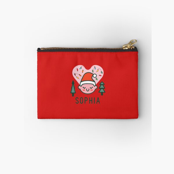 Item preview, Sophia Name With Santa, Trees And Heart designed and sold by Itsheartshop.