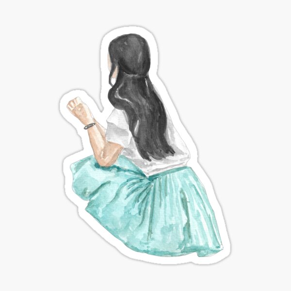 Clean girl aesthetic Sticker by Fav-Redbubble