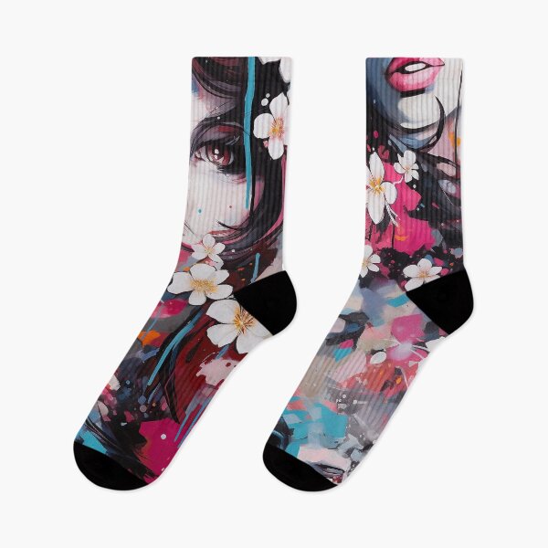 Aperçu de l'œuvre Le Pop Art rencontre le Japon : plongez dans le PopArt d'inspiration japonaise avec une explosion de motifs de couleurs contemporaines créée et vendue par Dazzling Studio Art.
