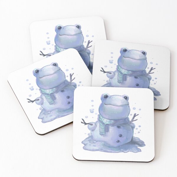 Item preview, Snowfrog Snowman Frog designed and sold by WormLasagna.
