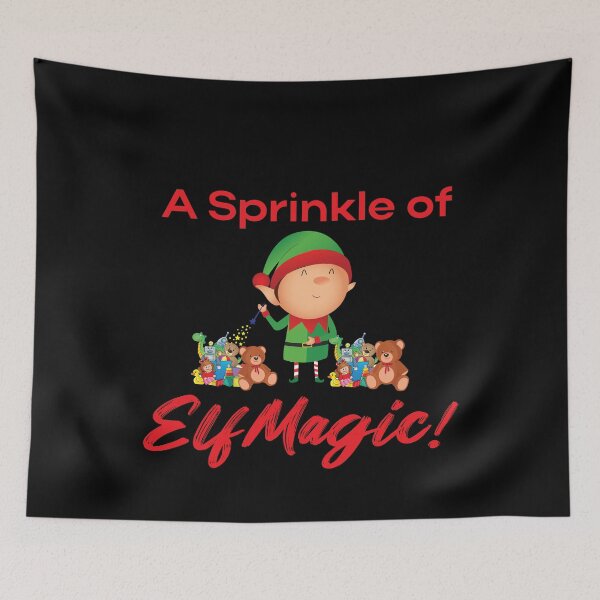 Item preview, Elf Magic Touch - Toy Making Sparkle Tee designed and sold by clevercraft58.