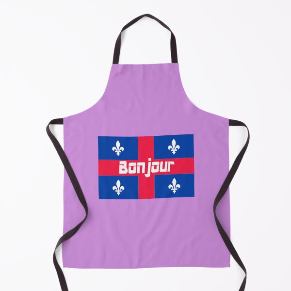 Item preview, Bonjour (hello in French) Quebec Flag designed and sold by lobodelnoir.