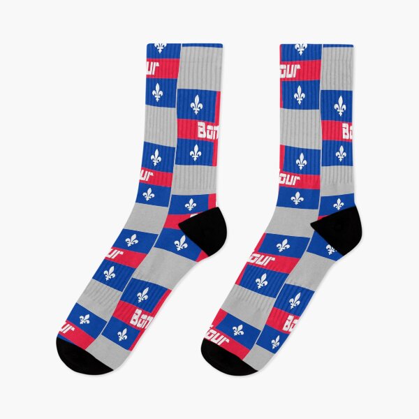 Item preview, Bonjour (hello in French) Quebec Flag designed and sold by lobodelnoir.