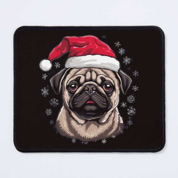 Item preview, Christmas Pug designed and sold by creativellashop.