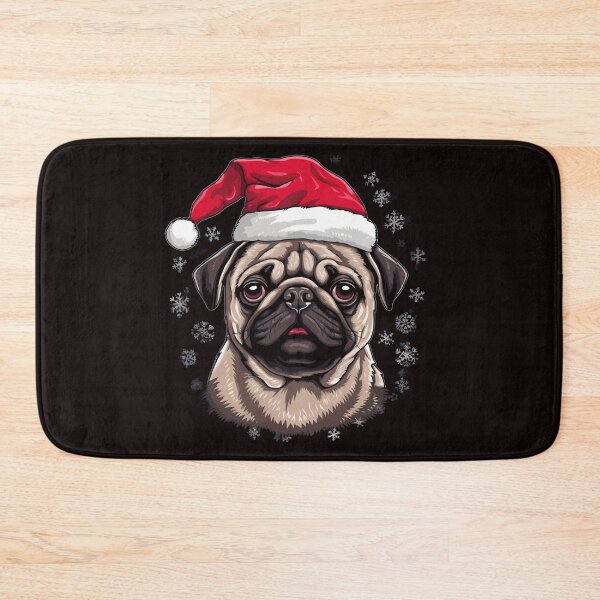 Item preview, Christmas Pug designed and sold by creativellashop.