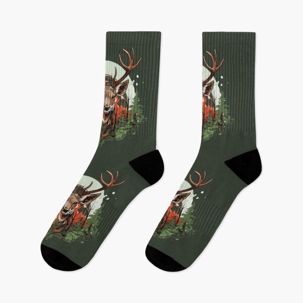 Item preview, Deer against the background of the wilderness. designed and sold by Hisirdoux.