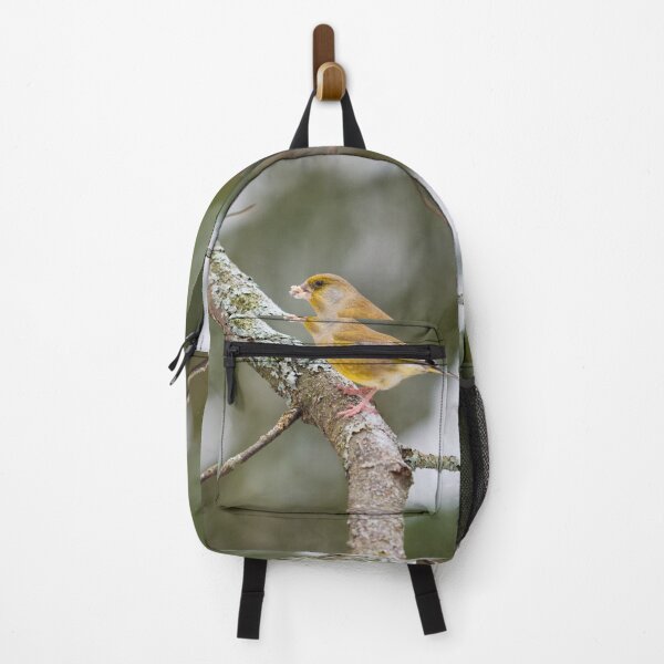 Item preview, Having a mouthfull. European greenfinch designed and sold by Jouko Lehto Photography.