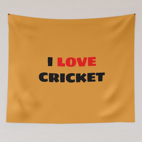 Item preview, I love Cricket, Cricket lover designed and sold by Bilisik.