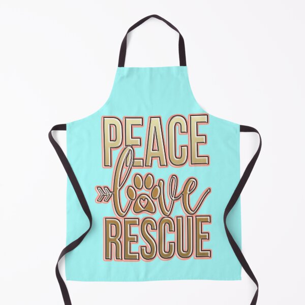 Item preview, Peace, Love, Rescue designed and sold by creativerooney.