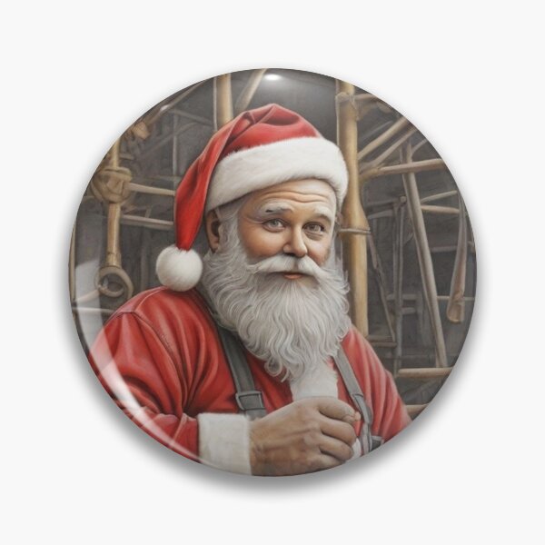 Item preview, Merry Xmas and Happy Erection; Scaffolder as Santa Claus; designed and sold by StickerApe.