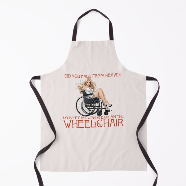 Item preview, Did you fall from heaven? No but that would explain wheelchair designed and sold by goingoncetwice.