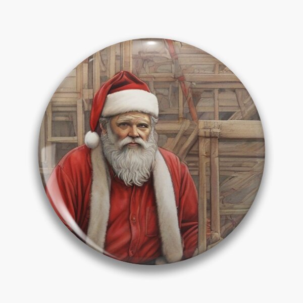 Item preview, Merry Xmas and Happy Erection; Scaffolder as Santa Claus; designed and sold by StickerApe.