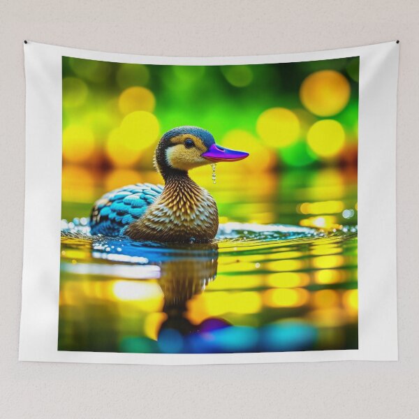 Item preview, Aqueous Allegro Ducks in Watercolor Harmony designed and sold by Daniel Dudgeon.