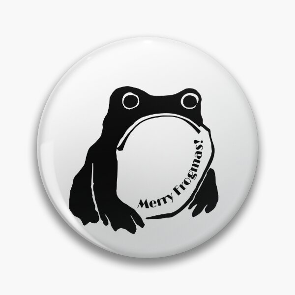 Item preview, Wishing Merry Frogmas with the Grumpy Frog meme designed and sold by EmeraldeaArt.