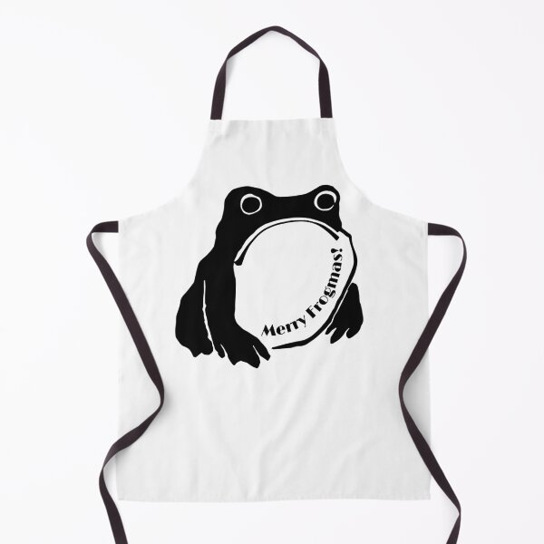 Item preview, Wishing Merry Frogmas with the Grumpy Frog meme designed and sold by EmeraldeaArt.