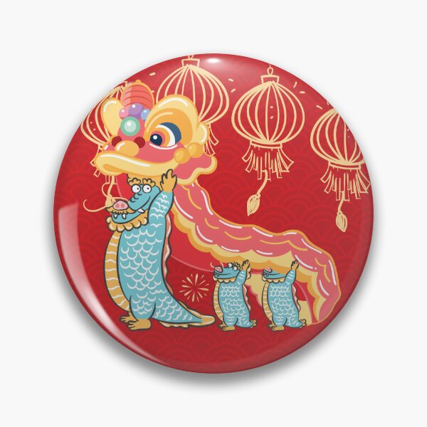 Item preview, Chinese Lunar New Year Dragon Dance 2024 designed and sold by Lulupainting.