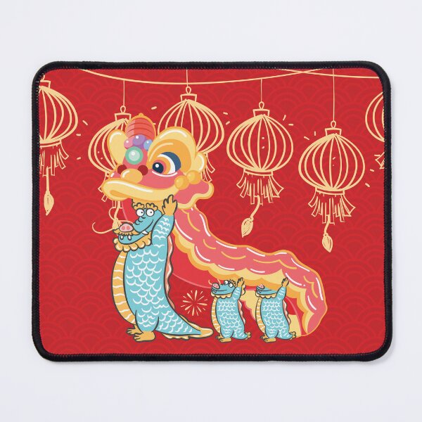 Item preview, Chinese Lunar New Year Dragon Dance 2024 designed and sold by Lulupainting.
