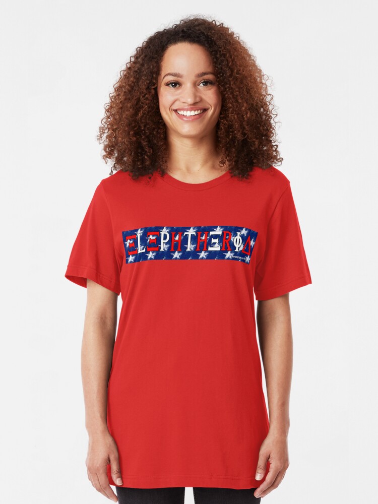 Alternate view of ELEPHTHERIA Slim Fit T-Shirt