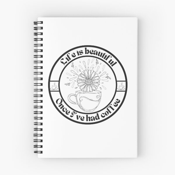 Item preview, Life is beautiful once I've had coffee designed and sold by PellSilversmith.