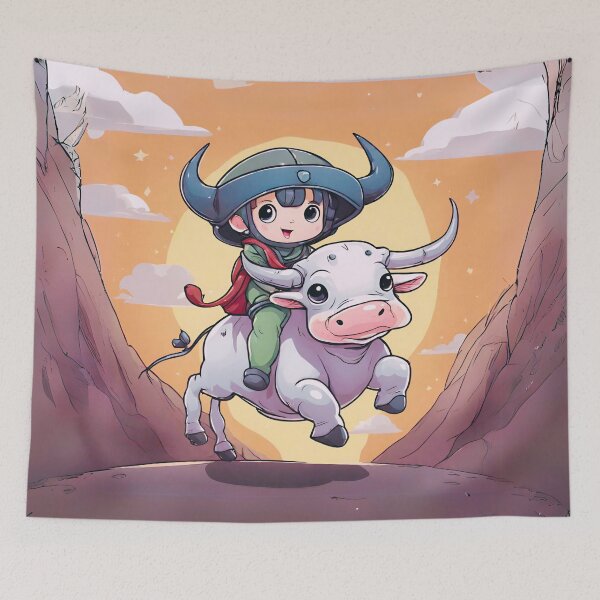 Item preview, Bullriding Baby Alien designed and sold by CosmicVenture.