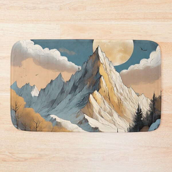 Item preview, Moonlit Mountain Magic designed and sold by Alihassan-Art.