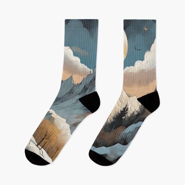 Item preview, Moonlit Mountain Magic designed and sold by Alihassan-Art.