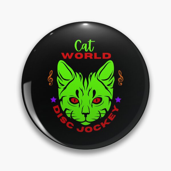 Item preview, Cat World Disk Jockey designed and sold by MotionWaves.