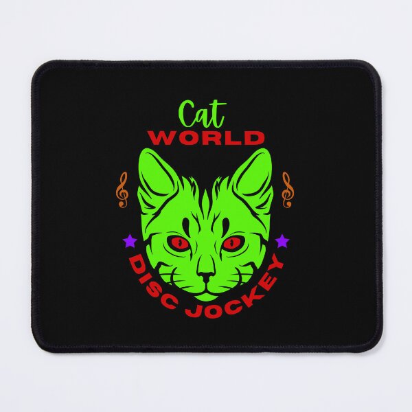Item preview, Cat World Disk Jockey designed and sold by MotionWaves.