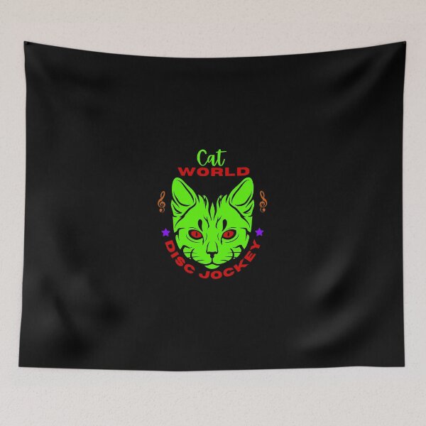 Item preview, Cat World Disk Jockey designed and sold by MotionWaves.