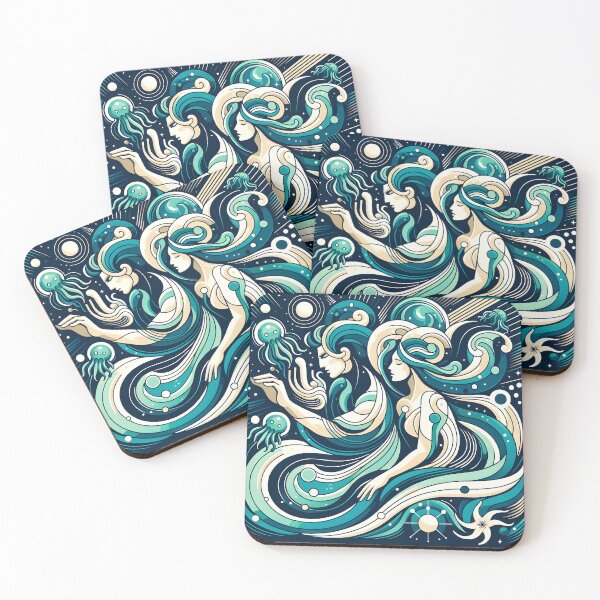 Item preview,  Amphitrite and Poseidon art neuvou designed and sold by Truck Stop One.