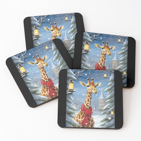 Item preview, Giraffe Wearing A Red Scarves designed and sold by Timothystore-.