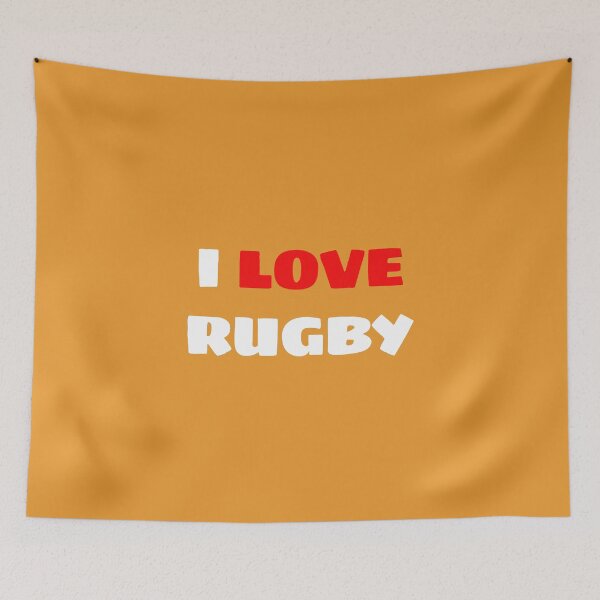 Item preview, I love Rugby, Rugby Lover designed and sold by Bilisik.