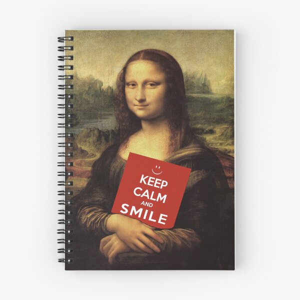 Item preview, Mona Lisa Says: Keep Calm And Smile designed and sold by Mythos57.