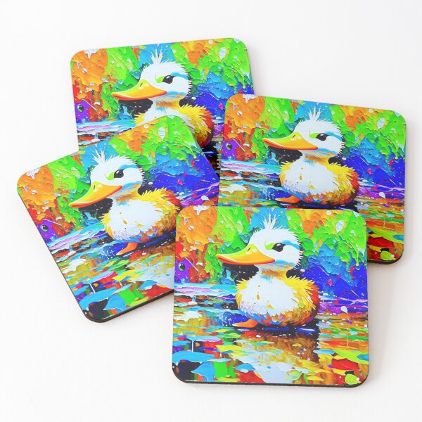 Item preview, Dreamy Ducklings Aquarelle Adventures in Aqua designed and sold by Daniel Dudgeon.
