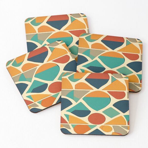 Item preview, Funky Geometric Retro Pattern – Vibrant Seamless Design for Trendsetters designed and sold by SSulatul101.