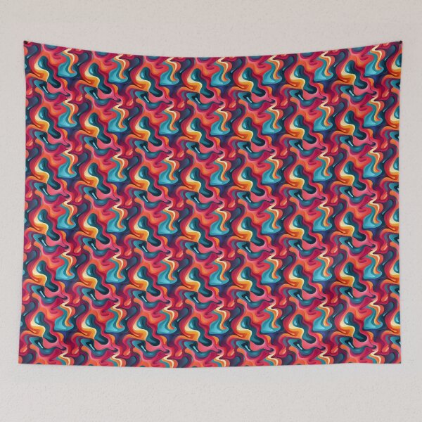 Item preview, Seamless Swirling Marbling Rainbowish Abstract Pattern  designed and sold by CreatureHouse95.